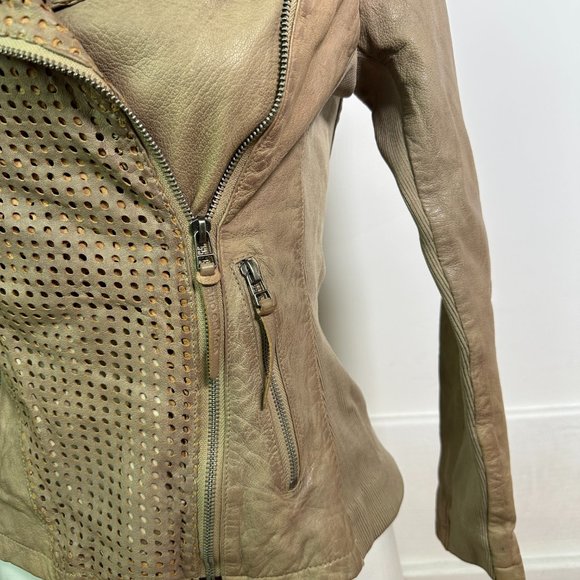 Bano eeMee Leather Canadian Designer Jacket Size 0 or XS - Picture 3 of 7